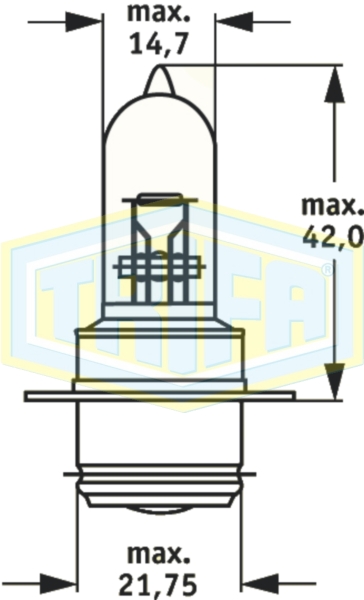 M5 Halogen-motor bike bulbs