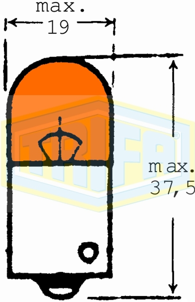 Spherical and tube bulbs amber