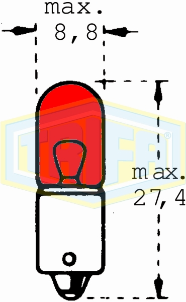 Indicator and parking red